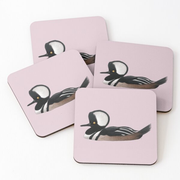 Item preview, Hooded Merganser designed and sold by Wildlife Art by Holly.