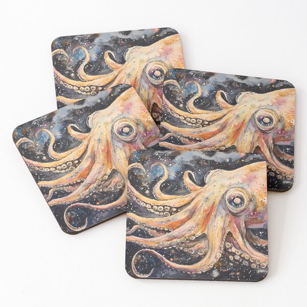 Item preview, Curious Octopus in Watercolor designed and sold by wyntera.