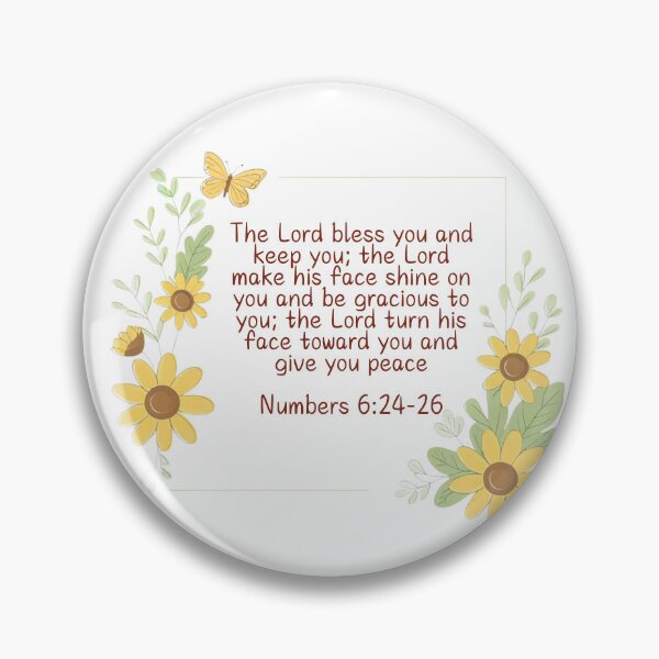 Item preview, Bible Verse, Numbers 6:24-26 designed and sold by Faithloveshop.