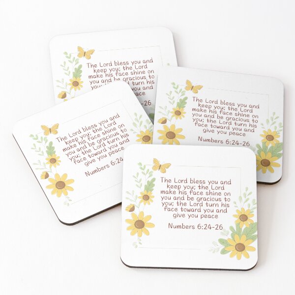 Item preview, Bible Verse, Numbers 6:24-26 designed and sold by Faithloveshop.