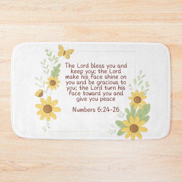 Item preview, Bible Verse, Numbers 6:24-26 designed and sold by Faithloveshop.