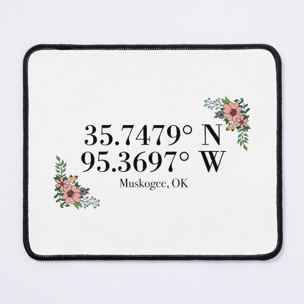 Item preview, Muskogee, OK Coordinates designed and sold by mynameisliana.