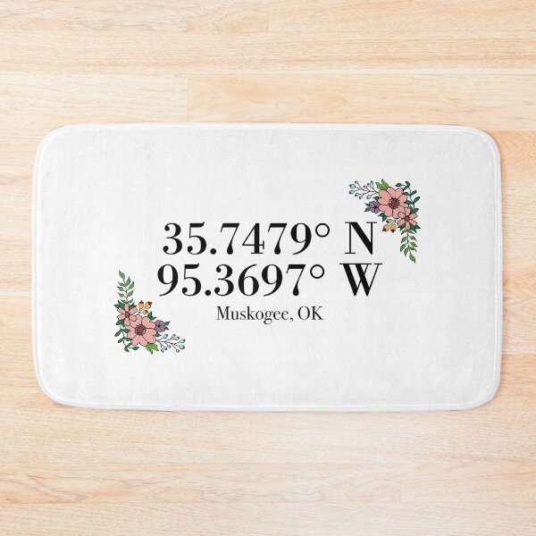 Item preview, Muskogee, OK Coordinates designed and sold by mynameisliana.