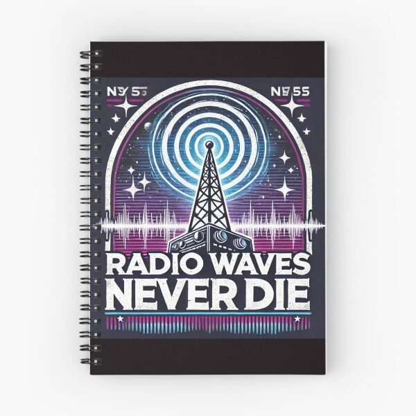 Item preview, Radio Waves Never Die designed and sold by SalemFine.