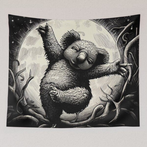 Item preview, koala dancing in the moonlight designed and sold by west90.