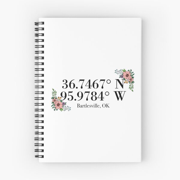 Item preview, Bartlesville, OK Coordinates designed and sold by mynameisliana.
