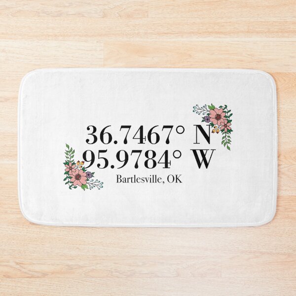 Item preview, Bartlesville, OK Coordinates designed and sold by mynameisliana.