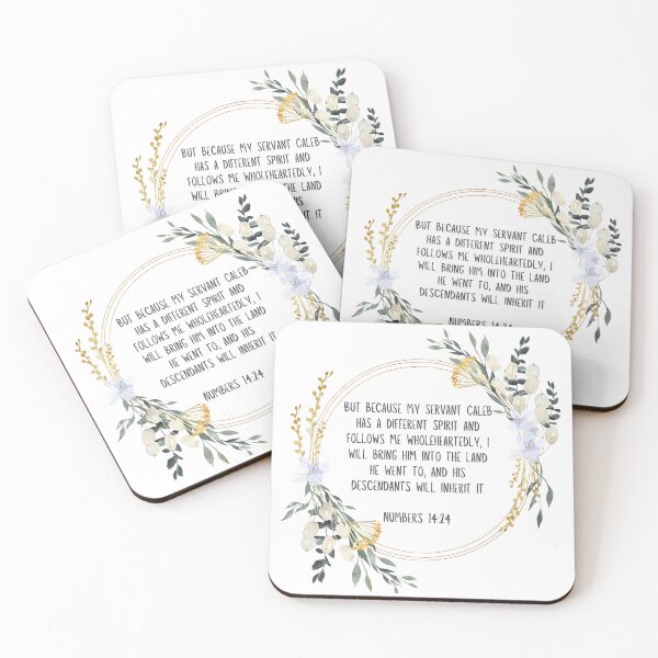 Item preview, Bible Verse, Numbers 14:24 designed and sold by Faithloveshop.