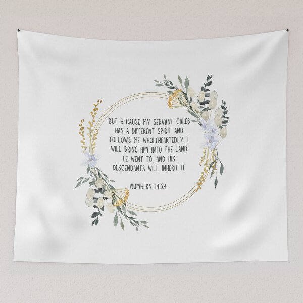 Item preview, Bible Verse, Numbers 14:24 designed and sold by Faithloveshop.