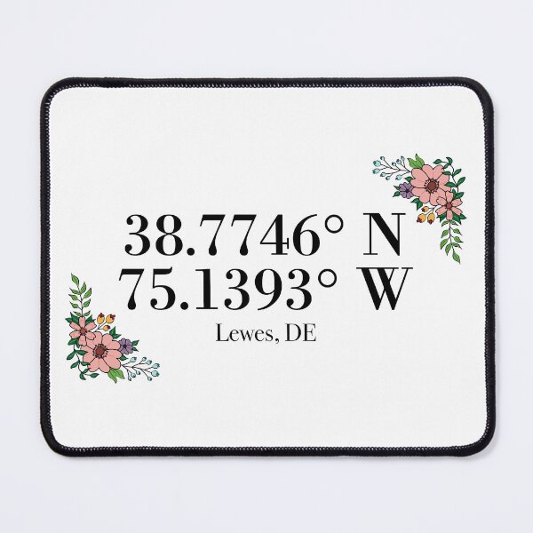 Item preview, Lewes, DE Coordinates designed and sold by mynameisliana.