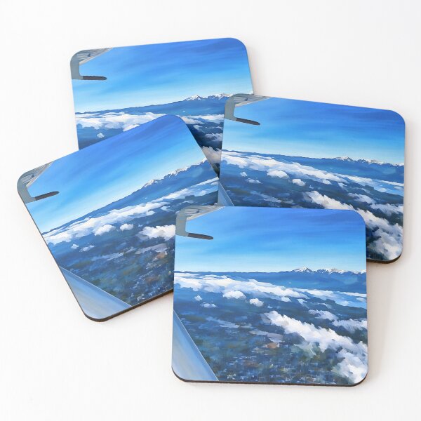 Item preview, Flying Olympic Mountains Cloud (Impressionist) designed and sold by flyscenicair.