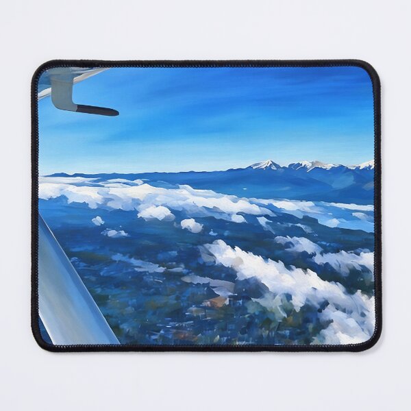 Item preview, Flying Olympic Mountains Cloud (Impressionist) designed and sold by flyscenicair.