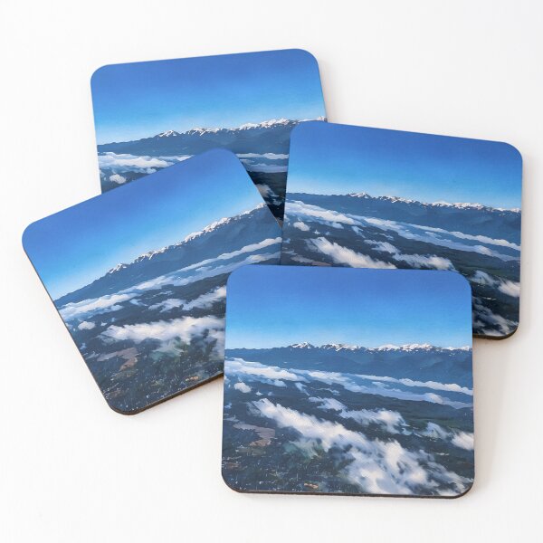 Item preview, Flying Olympic Mountains Cloud (Oil Painting) designed and sold by flyscenicair.