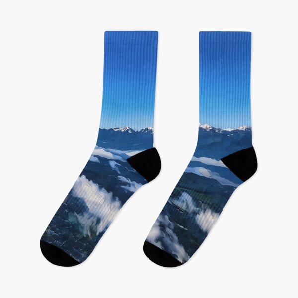 Item preview, Flying Olympic Mountains Cloud (Oil Painting) designed and sold by flyscenicair.