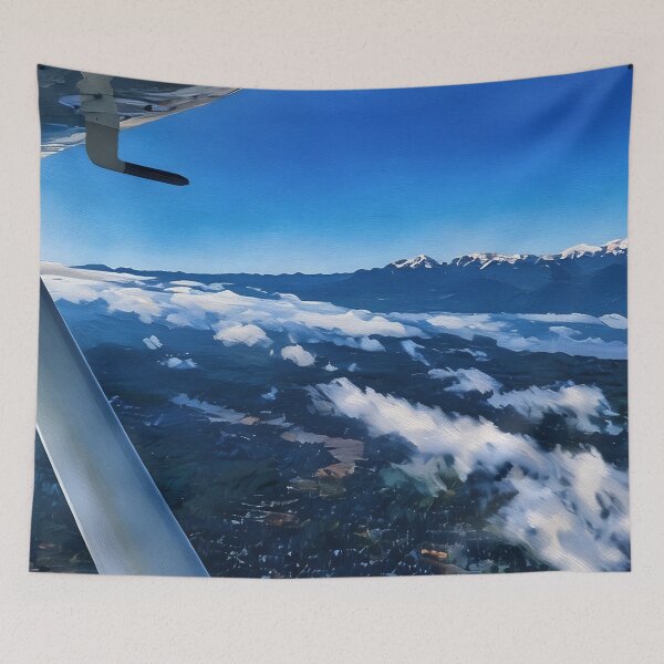 Item preview, Flying Olympic Mountains Cloud (Oil Painting) designed and sold by flyscenicair.