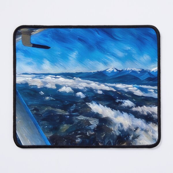 Item preview, Flying Olympic Mountains Cloud (Pastel) designed and sold by flyscenicair.