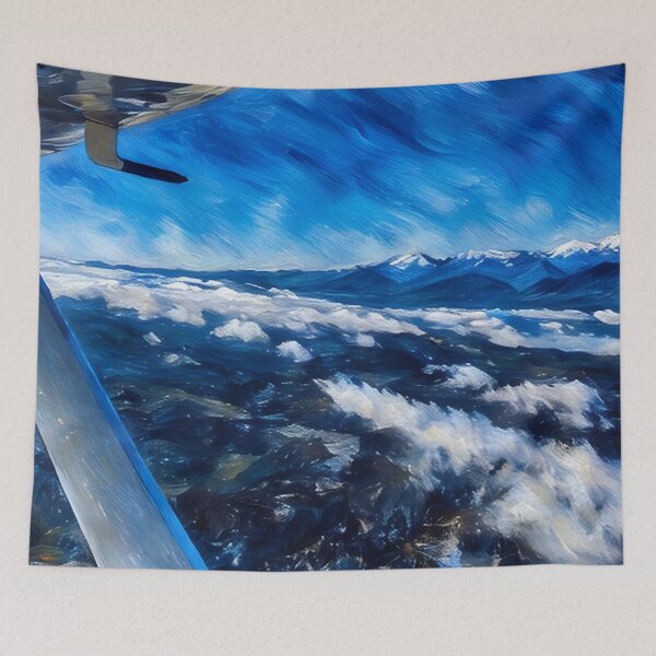 Item preview, Flying Olympic Mountains Cloud (Pastel) designed and sold by flyscenicair.
