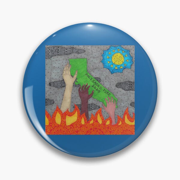 Item preview, Palisades Fire California Fundraiser Design designed and sold by The Rage Garden.