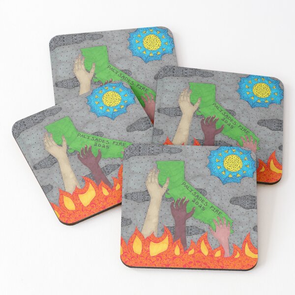 Item preview, Palisades Fire California Fundraiser Design designed and sold by The Rage Garden.