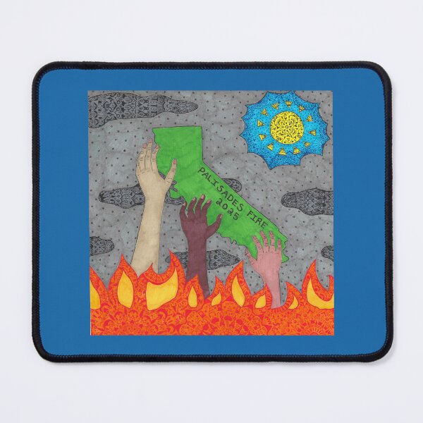 Item preview, Palisades Fire California Fundraiser Design designed and sold by The Rage Garden.