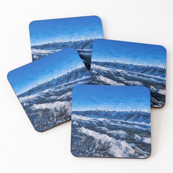 Item preview, Flying Olympic Mountains Cloud (Poly Art) designed and sold by flyscenicair.
