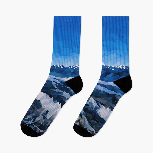 Item preview, Flying Olympic Mountains Cloud (Poly Art) designed and sold by flyscenicair.