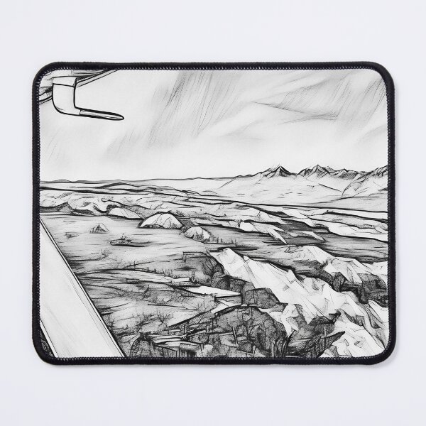 Item preview, Flying Olympic Mountains Cloud (Sketch) designed and sold by flyscenicair.