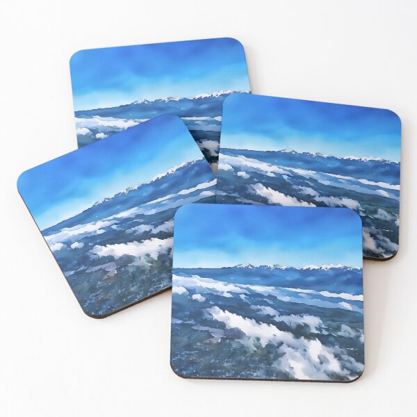 Item preview, Flying Olympic Mountains Cloud (Watercolor) designed and sold by flyscenicair.