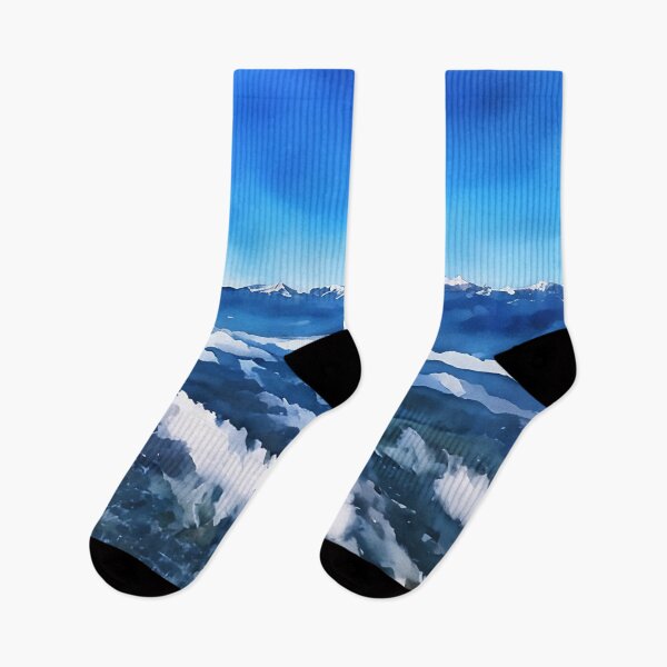 Item preview, Flying Olympic Mountains Cloud (Watercolor) designed and sold by flyscenicair.