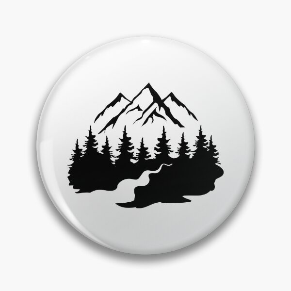 Item preview, Mountains, Forest and River designed and sold by MagnoliaLake.
