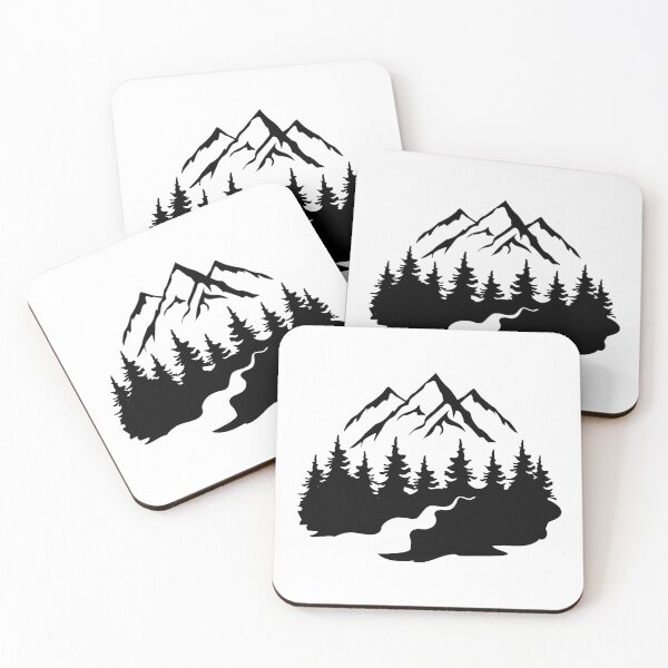Item preview, Mountains, Forest and River designed and sold by MagnoliaLake.