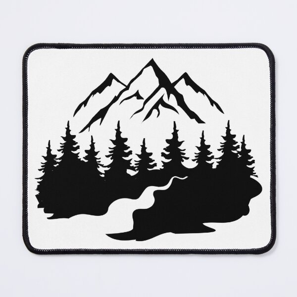 Item preview, Mountains, Forest and River designed and sold by MagnoliaLake.