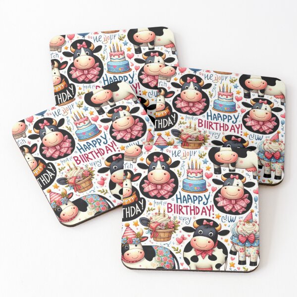 Item preview, Happy Birthday Funny Cows designed and sold by purplesensation.