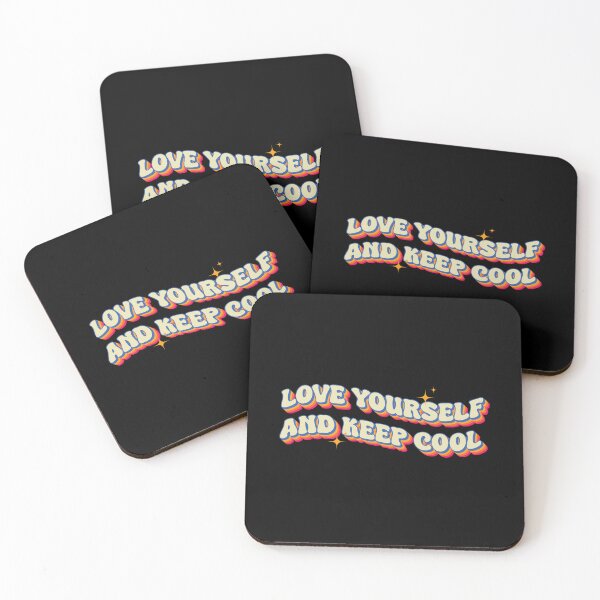 Item preview, Love yourself and keep cool - retro designed and sold by Chonkz.
