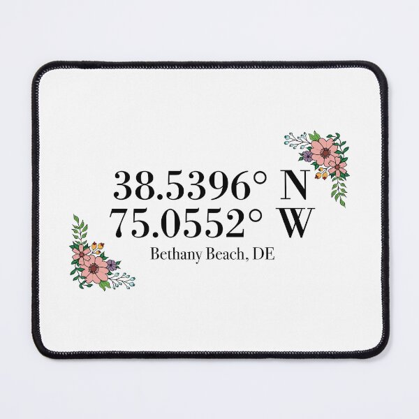 Item preview, Bethany Beach, DE Coordinates designed and sold by mynameisliana.