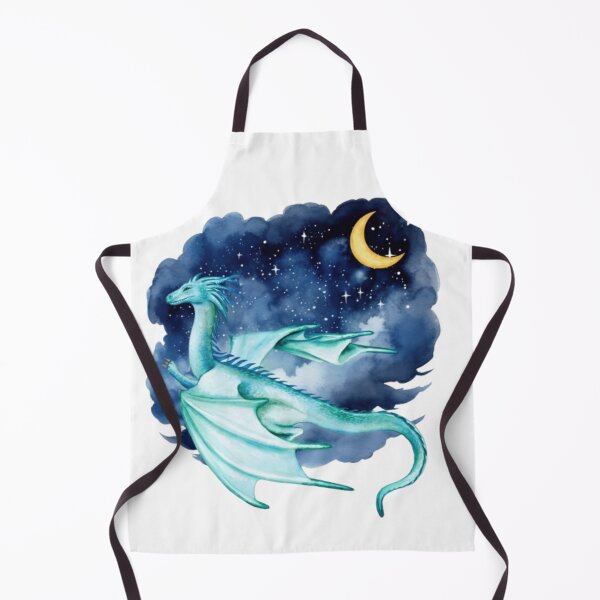 Item preview, Beautiful Whimsical Dragon Flying in the Night Sky Design designed and sold by Monica C. Webster.