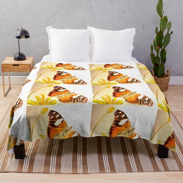 Item preview, Butterfly Watercolor Brown Orange Painting designed and sold by Sarah Rajkotwala.