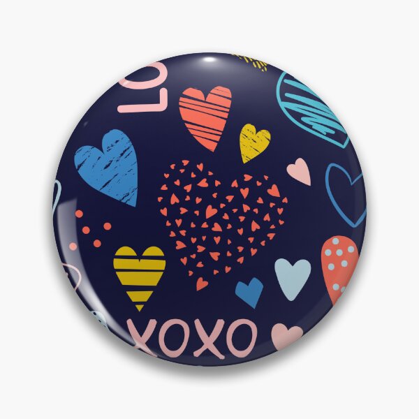 Item preview, Hand Drawn Scribble Hearts and Text love, xoxo designed and sold by MazingPatterns.