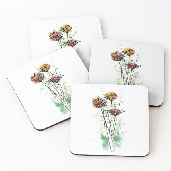 Item preview, Beautiful, Colorful Jelly Bean Poppy Flower Art Design designed and sold by Monica C. Webster.