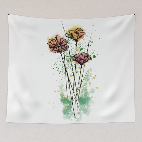 Item preview, Beautiful, Colorful Jelly Bean Poppy Flower Art Design designed and sold by Monica C. Webster.