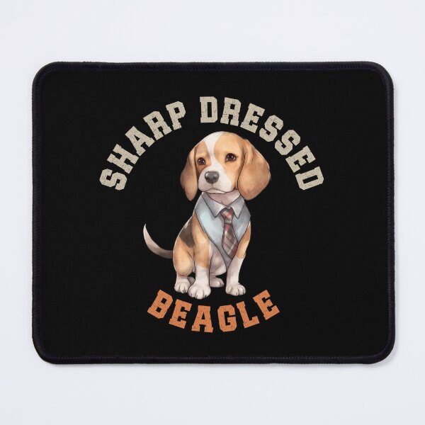 Item preview, Sharp Dressed Beagle Cute English Dog Wearing Tie designed and sold by eclecTEEq.