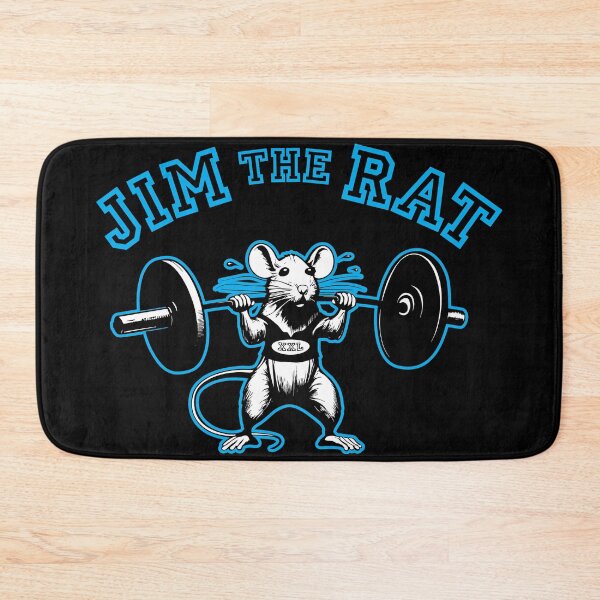 Item preview, Jim the rat deadlifting designed and sold by dhudak253.