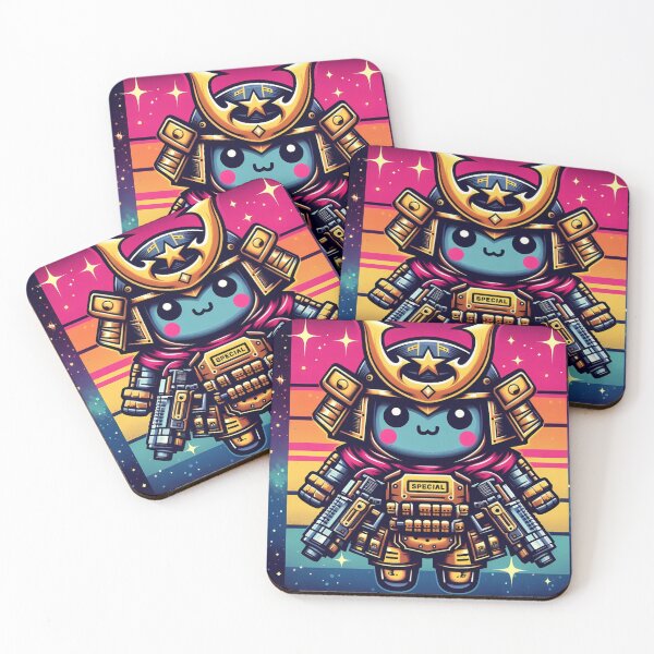 Item preview, Galactic Samurai Mecha Force - Model 2 designed and sold by NeonBot_Shop.
