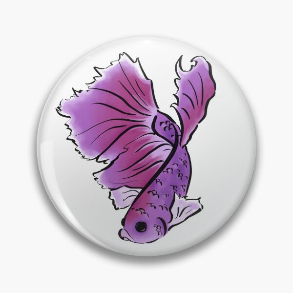 Item preview, Pink and Purple Betta Fish designed and sold by Natasha0624.