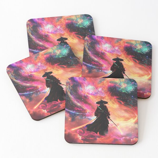 Item preview, Celestial Samurai: Neon Warrior in the Cosmos designed and sold by PixelReverb.