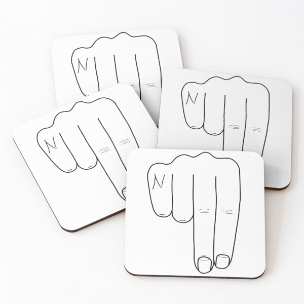 Item preview, ASL letter N designed and sold by Artistkhg.