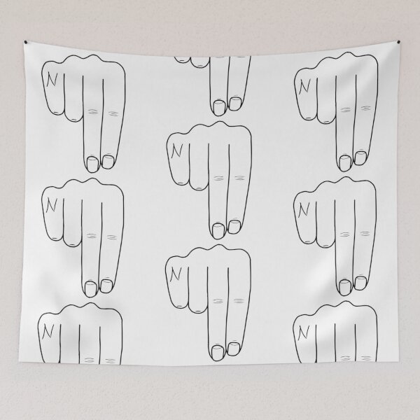 Item preview, ASL letter N designed and sold by Artistkhg.