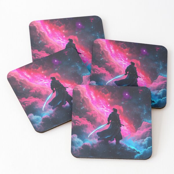 Item preview, Neon Samurai: Cosmic Warrior of the Stars designed and sold by PixelReverb.