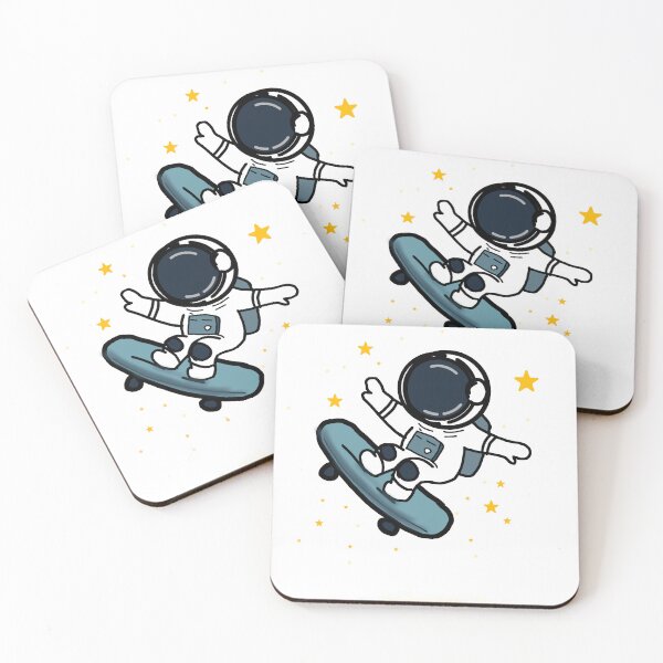 Item preview, Astronaut Skateboarding in Space – Futuristic & Fun designed and sold by Kayanvaart.