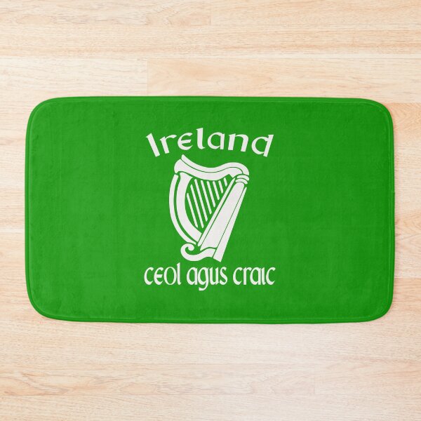 Item preview, Ireland Ceol Agus Craic Gaelic Irish St Patrick’s Day Eire Harp Vintage St. Paddy’s  designed and sold by Bad Kitty Designz.